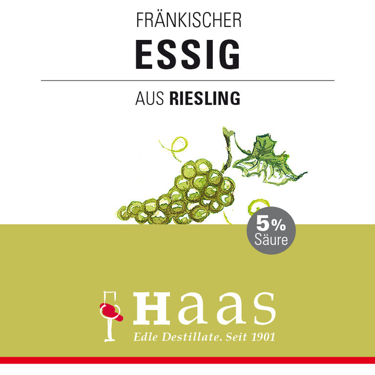 Vinegar from 5% acidity - Riesling