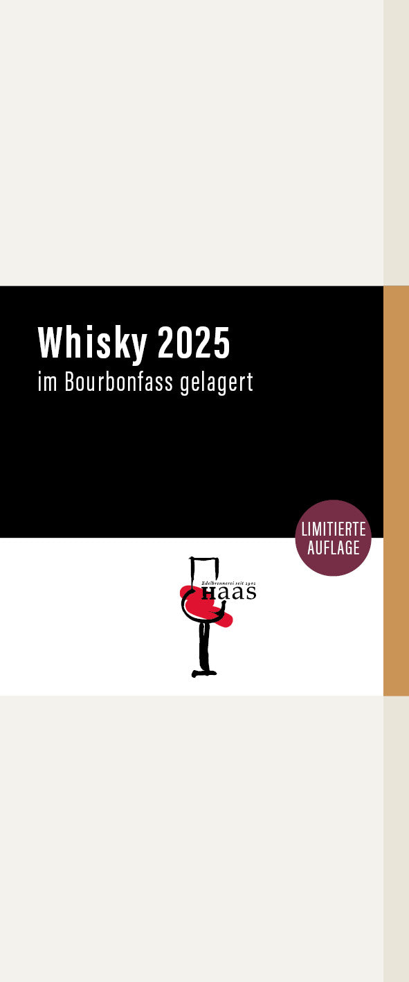 Whisky 2025 im Bourbonfass gelagert
