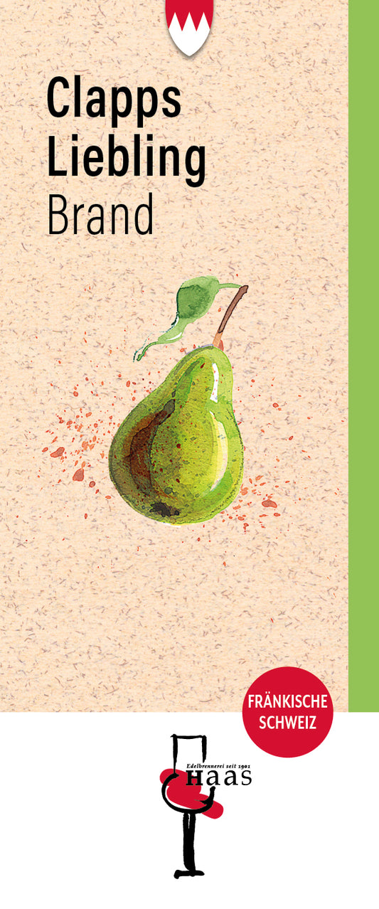 Produktlabel für Birne Clapps Liebling