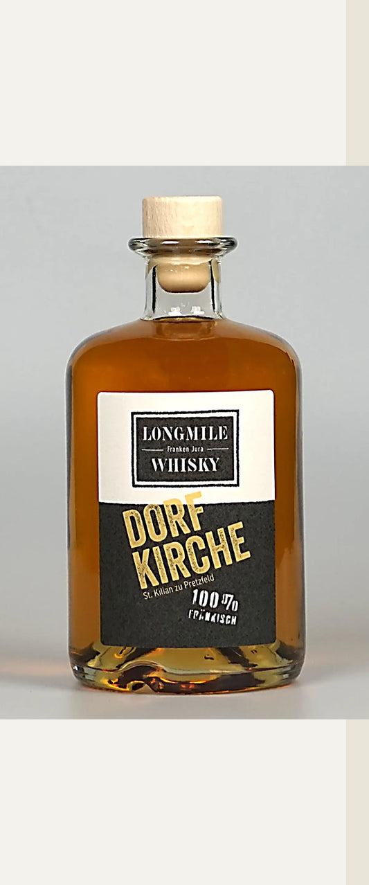 Produktlabel für Whisky Dorfkirche