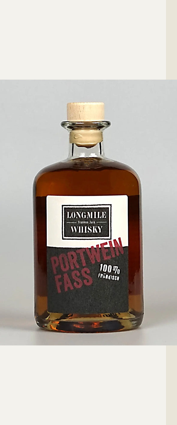 Produktlabel für Whisky Portwein-Fass