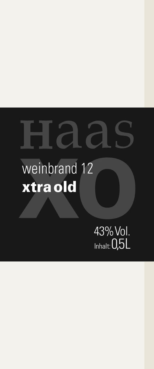 Produktlabel für Weinbrand