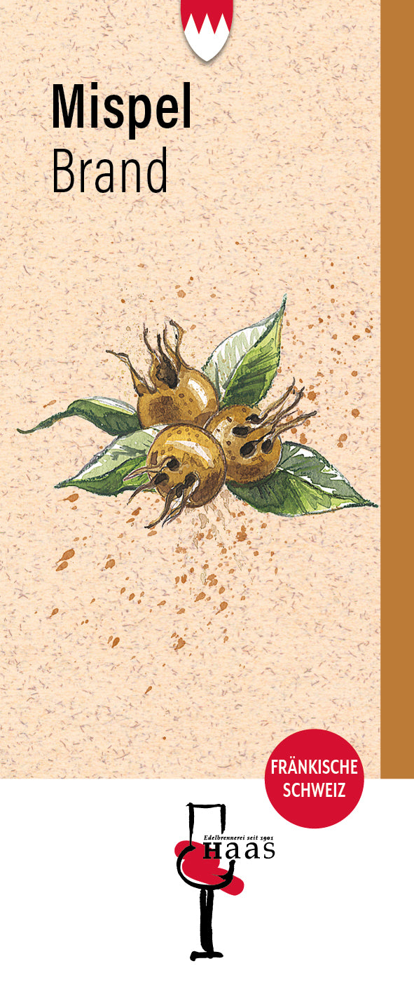 Produktlabel für Mispel Brand