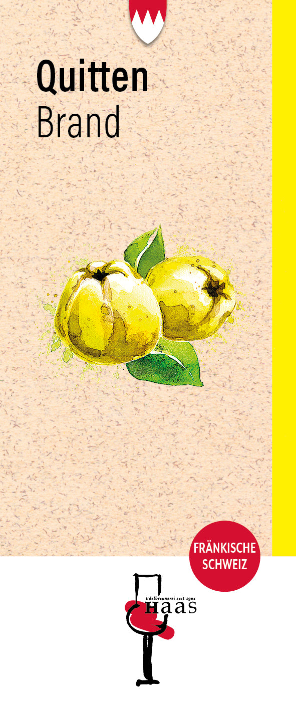 Produktlabel für Quitten Brand