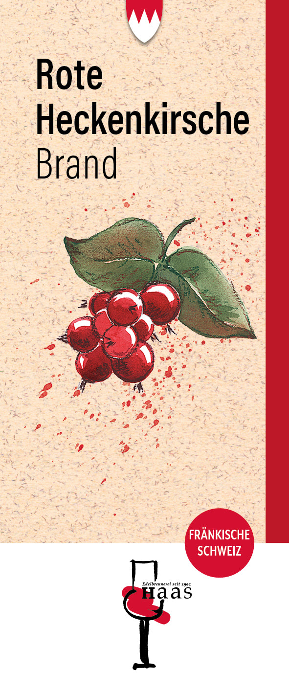 Produktlabel für Rote Heckenkirschen Brand