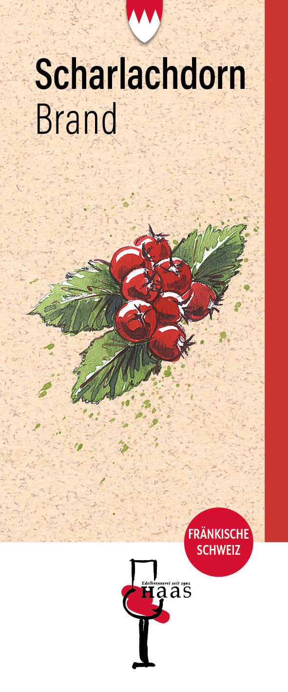 Produktlabel für Scharlachdorn Brand
