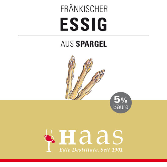 Essig aus 5% Säure - Spargel