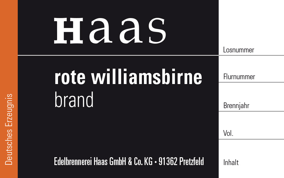 Rote Williams Brand